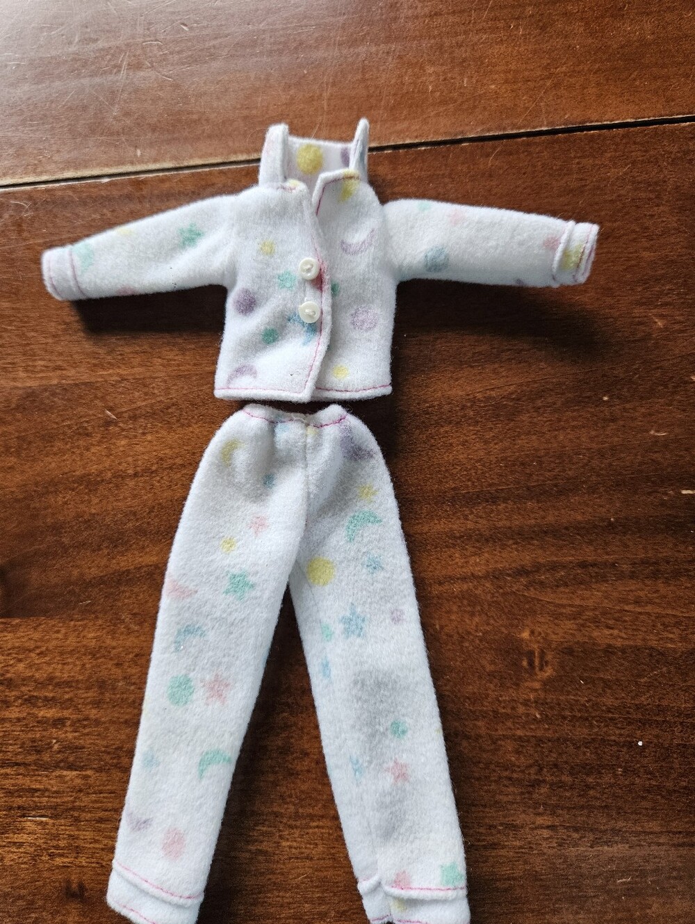 💚5/$15 Bratz Pajamas White Pastel Shapes